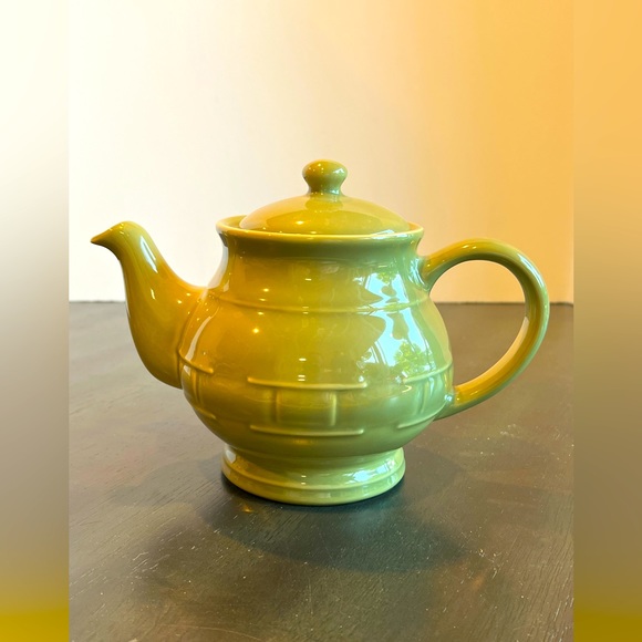 Longaberger Kitchen Longaberger Woven Traditions Pottery Teapot In
